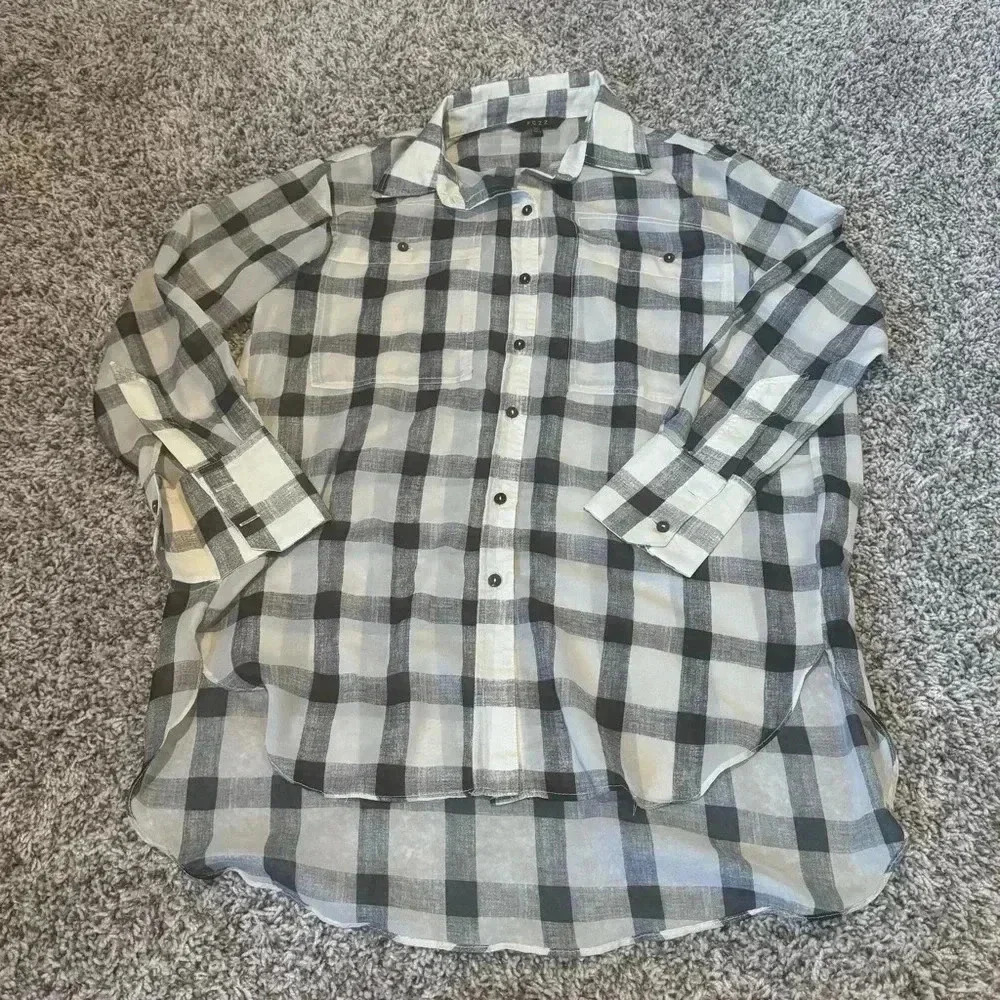 Oversized Buffalo Plaid Shirt